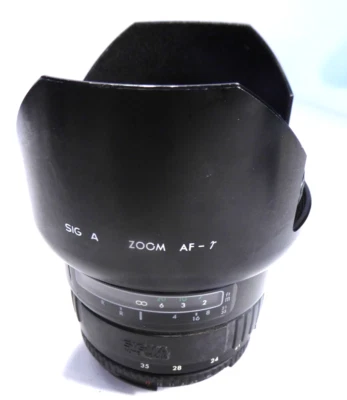 Sigma Zoom 21-35mm 1:3.5-4.2 Auto Focus Lens for Nikon with hood Fully tested - Image 1 of 4