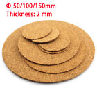 Self-Adhesive Cork Round Cork Backing Sheets Cork Tiles Coasters ? 50/100/150Mm