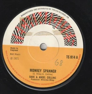 DAVE & ANSEL COLLINS Monkey spanner Techniques TE 914 classic reggae 45 from 71 - Imagen 1 de 1