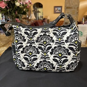 Vera Bradley City Shoulder Bag Fanfare Pattern Quilted 2014 Purse - Picture 1 of 3