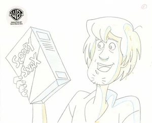 Hanna Barbera: Shaggy w/Scooby Snacks-Original Production Drawing-Zombie Island - Picture 1 of 1