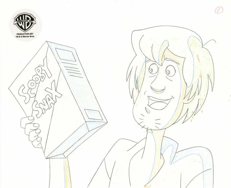 Hanna Barbera: peluda con bocadillos Scooby - dibujo de producción original - isla zombi Foto 1 de 1