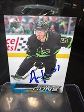 fredrik karlstrom Hand Signed young guns cars Dallas Stars NHL