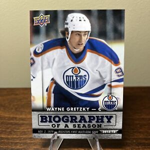 2015-16 Upper Deck Biography of a Season #BIOWG3 Wayne Gretzky