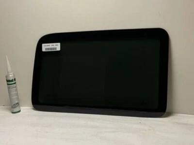 Fits 2018-2024 Jeep Wrangler 4 Door Passenger Side Quarter Glass Dark Tinted Foto 1 de 3