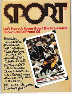 Revista deportiva enero 1976 Super Bowl pre-juego show especial - Imagen 1 de 1