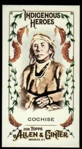 2018 Topps Allen and Ginter Mini Indigenous Heroes YOU PICK - Picture 1 of 31