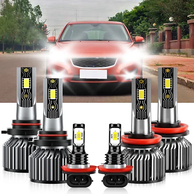 Kit de bombilla LED alta baja + luz antiniebla súper brillante para Volvo C70 2006-2013 Foto 1 de 4