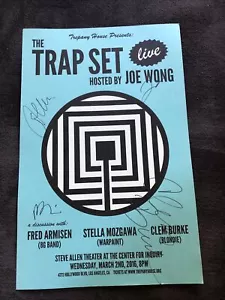 Poster set trappola FIRMATO - Clem Burke - Fred Armisen - Stella Mozgawa - Joe Wong - Foto 1 di 6