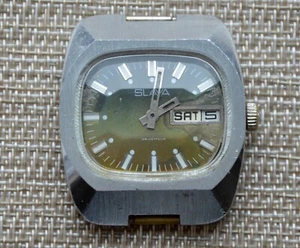 Watch USSR Slava Automatic Mechanical Soviet Wristwatch Russian Rare Vintage - Picture 1 of 5