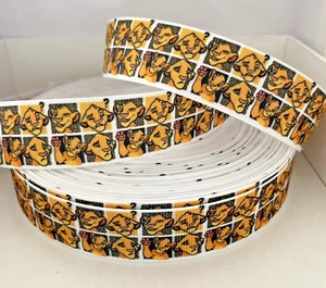YARD DISNEY LION KING SIMBA GROSGRAIN RIBBON CHARACTER CRAFT CAKE BOW - Picture 1 of 1