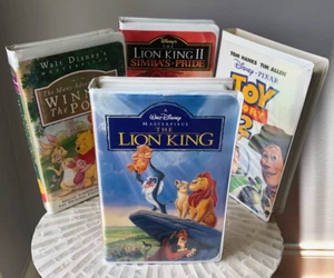 Set of 4 Vintage Disney Masterpiece Collection VHS Movies - Imagen 1 de 13