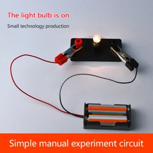 Kids Science Toys Experiment Circuit Kit Electricity School Light Bulbs Learning - Picture 1 of 10