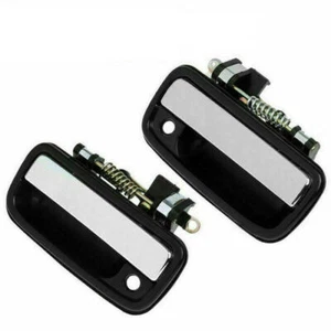 Set Of Two For Toyota Tacoma Front Left Right Door Handle Outside Exterior Black - Bild 1 von 10