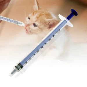 1-50mL Disposable Pets Tools Nutrient Measuring Syringe Sampler Injector X5 - Picture 1 of 15