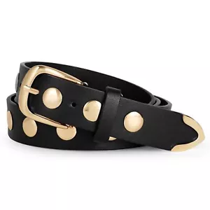 Women Fashion Leather Belt Women Belts for Jeans Dress Women Punk Leather Bel... - Picture 1 of 6