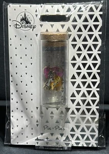 Disney Pin DS Lady and the Tramp Together Fur Ever in Glasröhre mit Korkdeckel - Bild 1 von 5