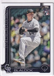 2025 Topps MLB Baseball Series 1 No. 161 Bradley Blalock Rookie Rockies - Bild 1 von 2