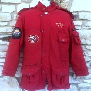 Mirage Stadium Jacket Parka Men XL San Francisco 49ers Insulated First String - Picture 1 of 12