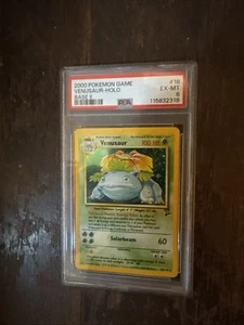 PSA 6 Venusaur #18 Base Set 2 Holo Rare Pokemon Game 2000 Vintage - Picture 1 of 4