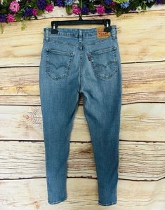 Levi’s Women’s Blue Medium Wash 721 High Rise Skinny Jeans Size 30 - Picture 1 of 11