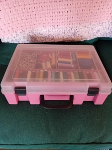 2 Tier Sewing Case. Includes All Contents. - Picture 1 of 8