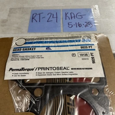 Junta de culata Fel-Pro 9820 PT para 91-94 Nissan 240SX Foto 1 de 3