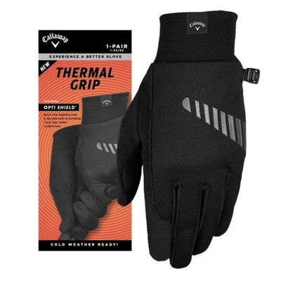 Callaway Mens Thermal Grip Gloves Cold Weather Golf Gloves - 2 Pack - New - Image 1 of 3