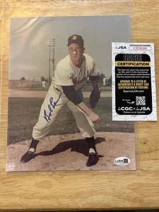 Bob Lemon Autographed 8x10 Photo Cleveland Indians JSA COA - CH28208 - Picture 1 of 1