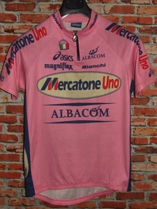 MERCATONE UNO ROSA ASICS MAGLIA BICI CICLISMO SHIRT MAILLOT CYCLISM tg. L - Imagen 1 de 2
