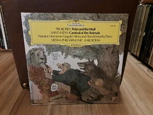 Prokofiev Peter And The Wolf Saint-Saens Carnival Vienna Bohm 1975 DG 2530 588 - Picture 1 of 11