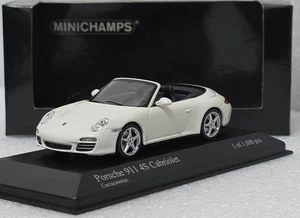 Porsche 911 (997.II) Carrera 4S Cabrio 2008 White 1:43 Minichamps 400066431 (15) - Picture 1 of 16