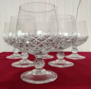 6 Stück cristal d arques long champ Cognac Schwenker - Bild 1 von 2
