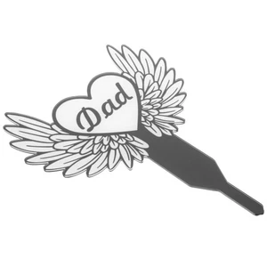  Memory Yard Stake, Atmosphärenstecker, Garten-Acryl-Marker, Erinnerungspfahl - Bild 1 von 12