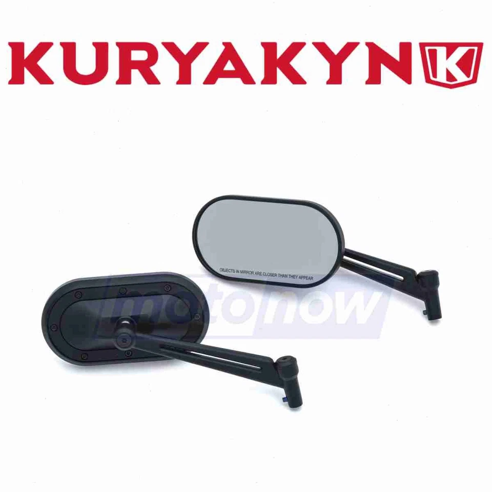 Kuryakyn Heavy Industry Mirrors for 1986 Harley Davidson FXRD Sport Glide br - Изображение 1 из 4