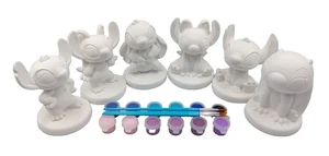 Disney Stitch Paint Your Own Figuren Set | 6 Keramikfiguren zum Bemalen | - Bild 1 von 12