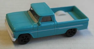 Majorette Chevy Chevrolet C10 Pickup Truck türkisblau Oldtimer Auto Car blue - Picture 1 of 4