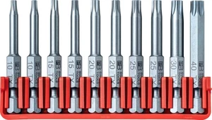 PB SWISS TOOLS 10pc E6 Bits Torx Bit Set E6.705C In UK TX 10 15 20 25 30 40 - Picture 1 of 3