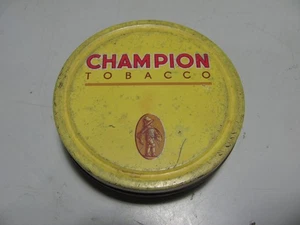 Vintage Champion 2oz Fine Cut Empty Sydney Australia Tobacco Tin As Shown - Picture 1 of 10