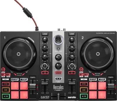 Hercules DJ Controller Inpulse 200 MKII Mixer Deck Instruments Serato Netzteil - Bild 1 von 4