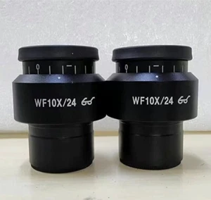 1 Par de Microscopio Estéreo Punto Alto Ocular Salvaje Ajustable WF10X/24 30mm - Imagen 1 de 2