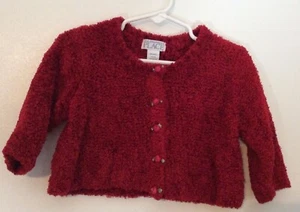 The Childrens Place Baby Girls Sweater Size 12 Months Red 66 - Picture 1 of 7