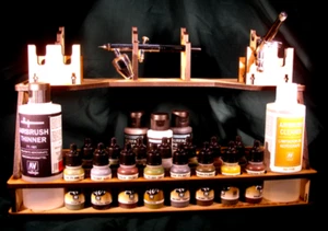 Sphere Products - Airbrush & Paint Rack for Humbrol type paints - Picture 1 of 2