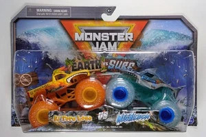 Monster Jam / El Toro Loco VS Megalodon / Earth VS Surf / 2022 / Free Shipping - Picture 1 of 2
