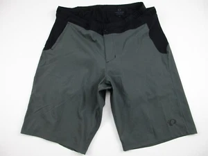 Mens XL Pearl Izumi Mountain Bike Shorts lined padded gray MTB cycling - Picture 1 of 6