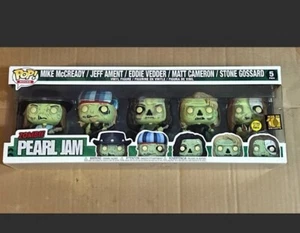 Funko POP! Rocks Pearl Jam Zombie Variant GITD 5 Pack - A Ten Club Exclusive! - Picture 1 of 6