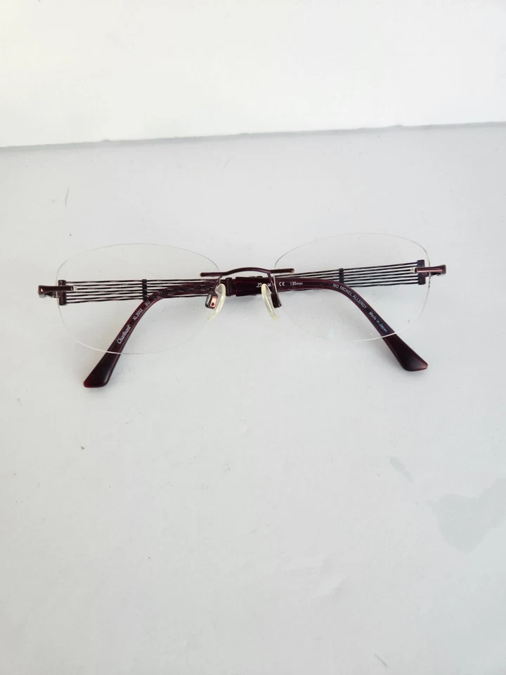 Marco de gafas Charmant Line Art XL 2012 BKBurundi rojo titanio plata G792 Foto 1 de 4