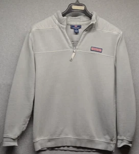 Vineyard Vines Men's Gray 1/4 Zip Jacket Size Medium - Picture 1 of 8