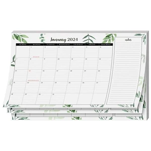 2024 Desk Year Calendar, 17" x 11", Desktop or Wall Planner, Tear-Off Pad - Picture 1 of 6
