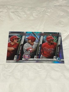 Mickey Moniak Dylan Cozens JP Crawford Bowman Chrome 2017 Talent Pipeline Mojo